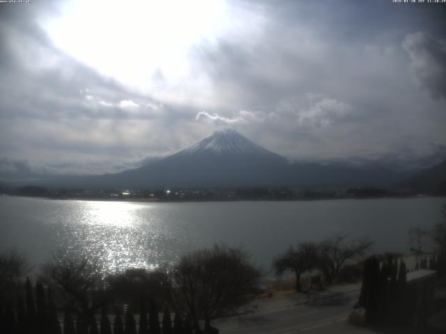 河口湖からの富士山
