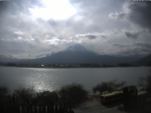 河口湖からの富士山
