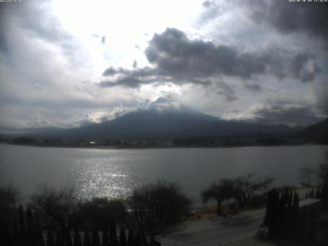 河口湖からの富士山