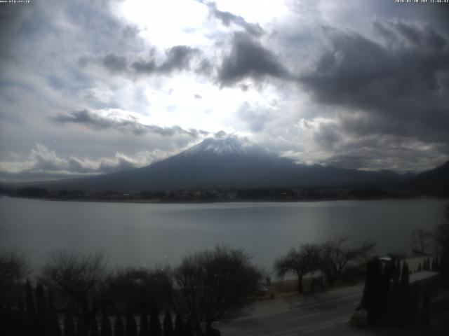 河口湖からの富士山