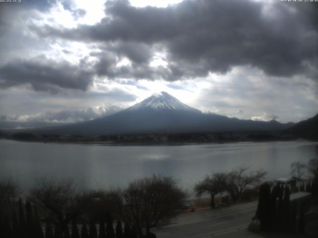 河口湖からの富士山