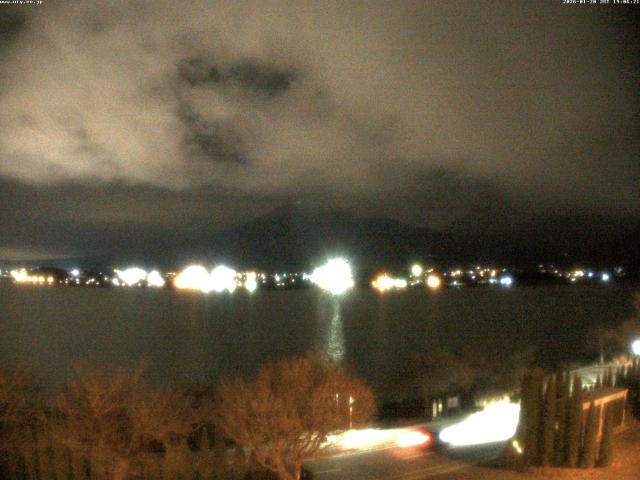 河口湖からの富士山