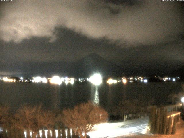 河口湖からの富士山