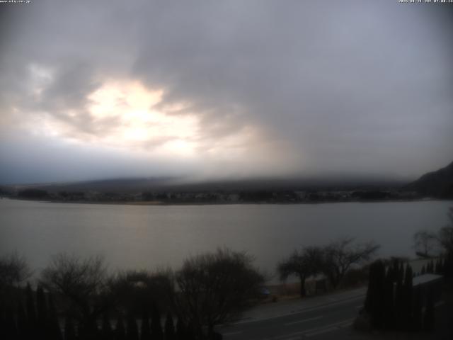 河口湖からの富士山