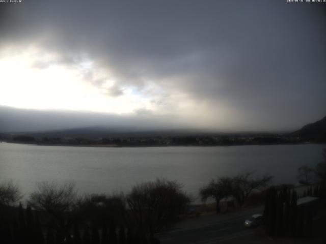 河口湖からの富士山
