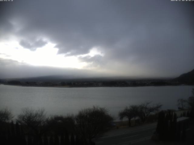 河口湖からの富士山