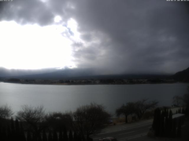 河口湖からの富士山