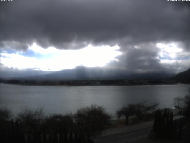 河口湖からの富士山
