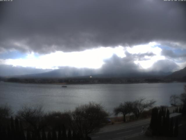 河口湖からの富士山
