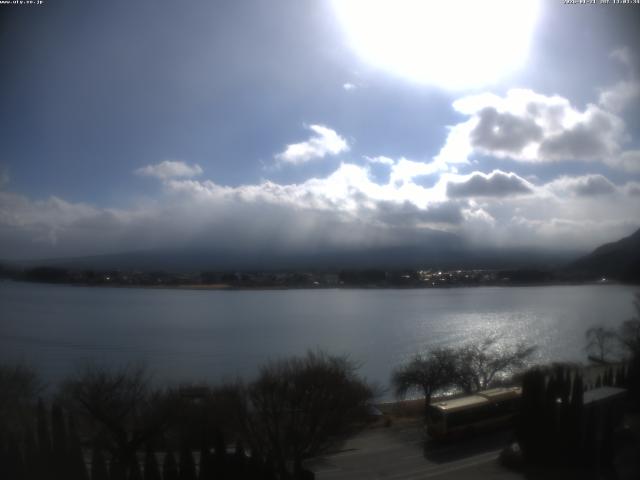 河口湖からの富士山