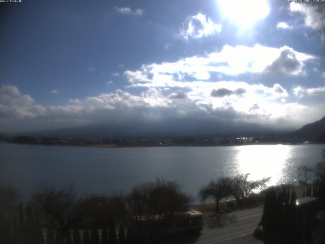 河口湖からの富士山