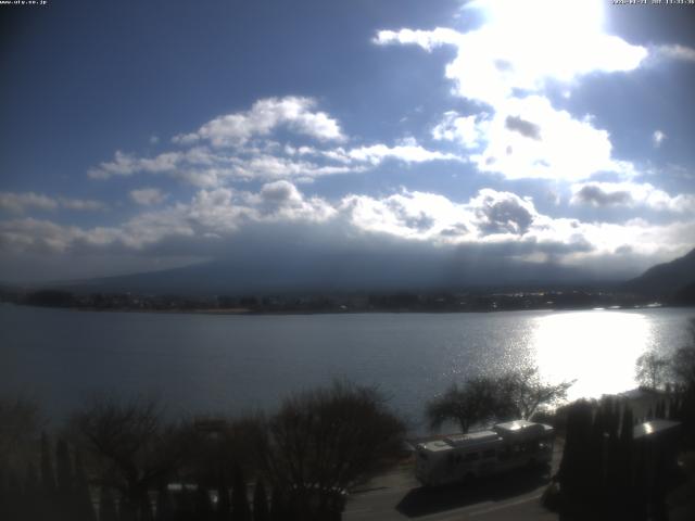 河口湖からの富士山