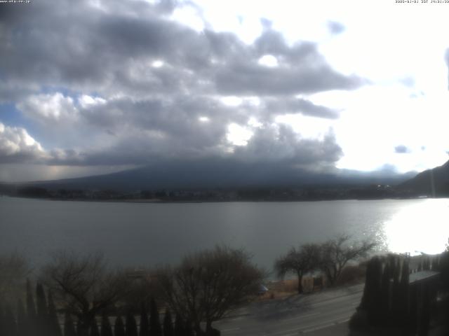 河口湖からの富士山