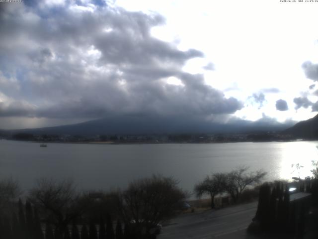 河口湖からの富士山
