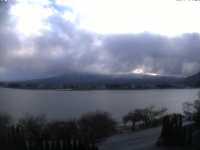 河口湖からの富士山