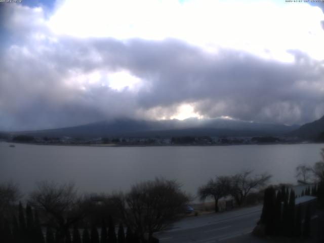 河口湖からの富士山