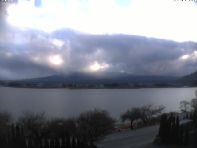 河口湖からの富士山