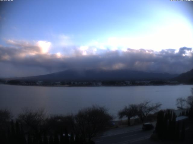河口湖からの富士山