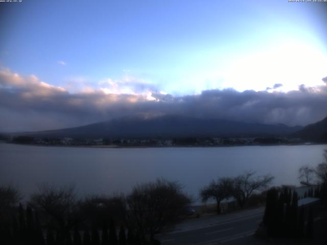 河口湖からの富士山