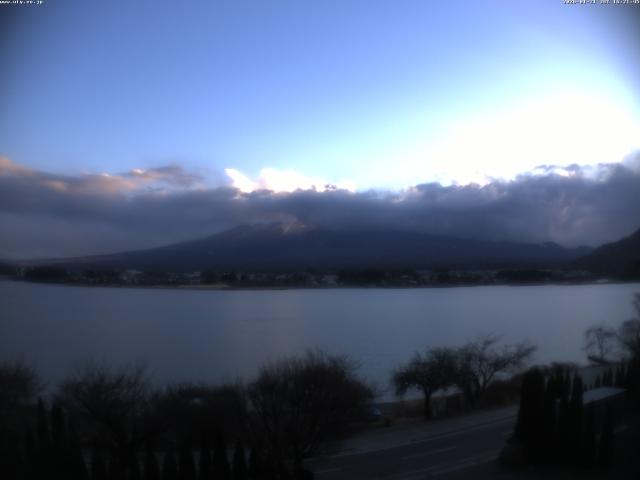 河口湖からの富士山
