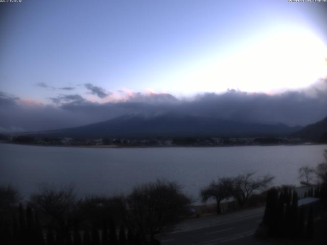 河口湖からの富士山