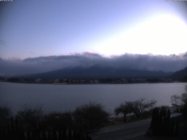 河口湖からの富士山