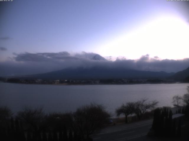 河口湖からの富士山
