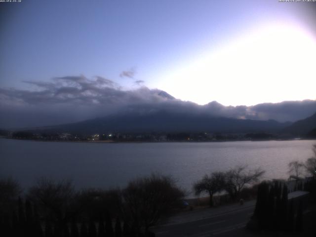 河口湖からの富士山