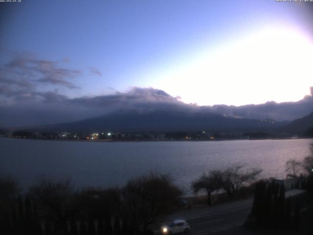 河口湖からの富士山