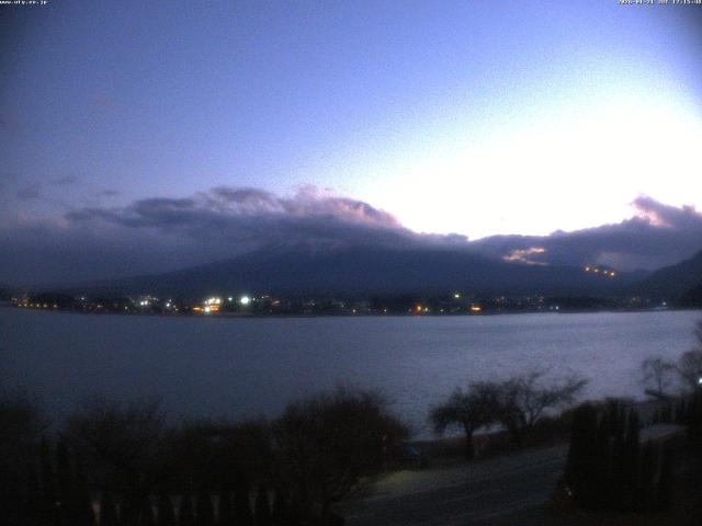 河口湖からの富士山