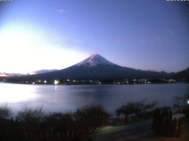 河口湖からの富士山