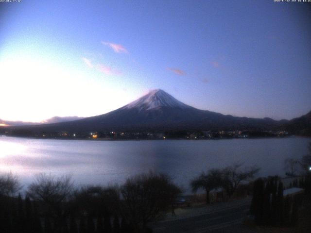 河口湖からの富士山