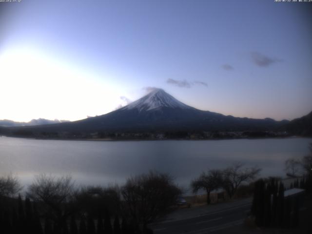 河口湖からの富士山