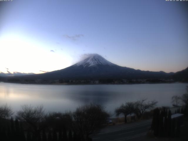 河口湖からの富士山
