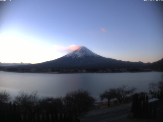 河口湖からの富士山