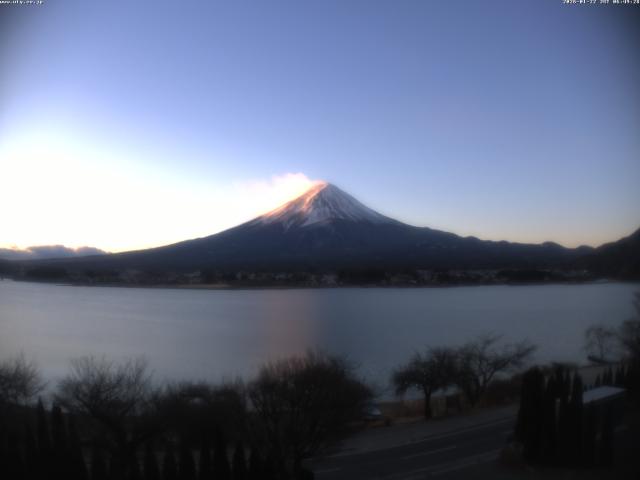 河口湖からの富士山