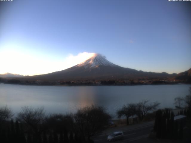 河口湖からの富士山
