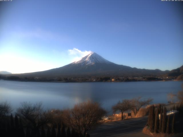 河口湖からの富士山