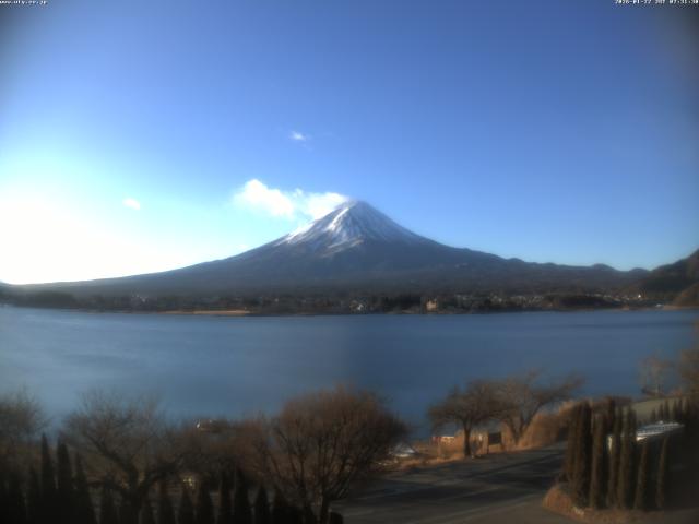 河口湖からの富士山