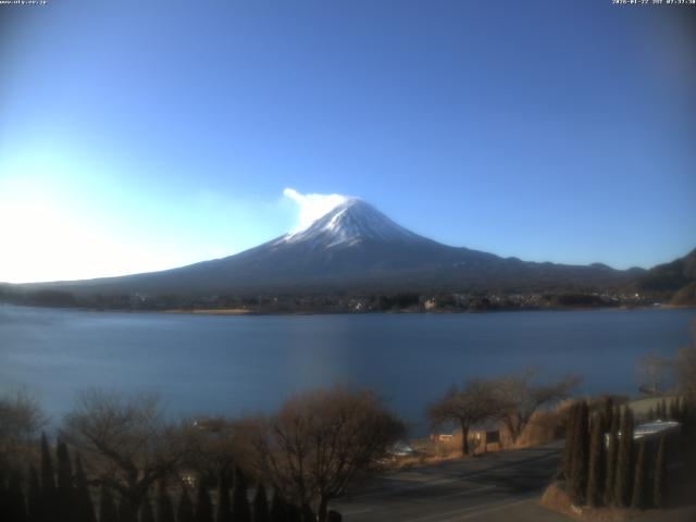 河口湖からの富士山