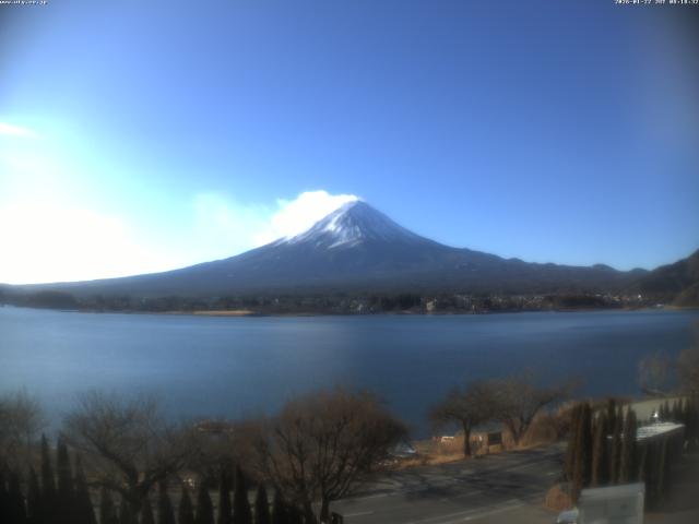河口湖からの富士山