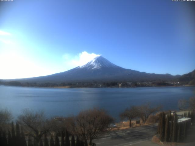 河口湖からの富士山