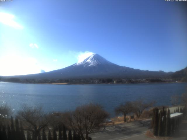 河口湖からの富士山