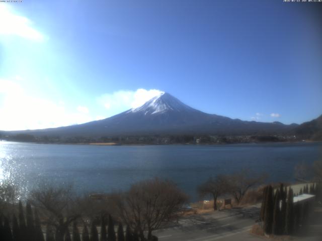 河口湖からの富士山