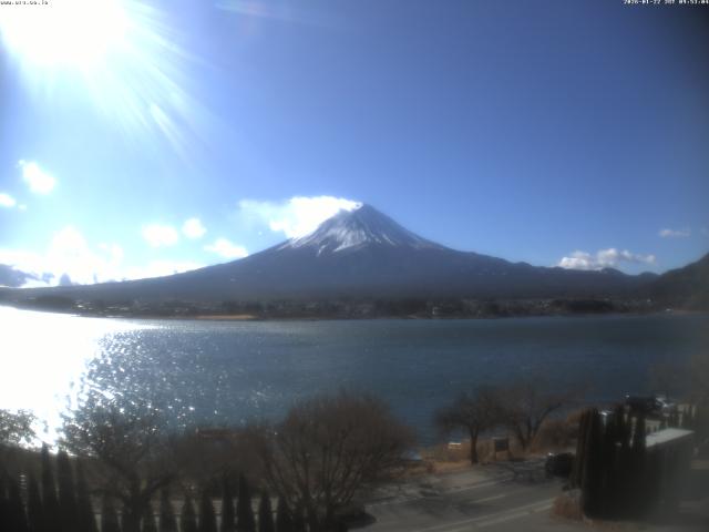 河口湖からの富士山