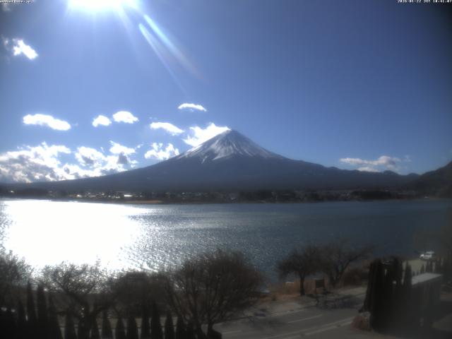 河口湖からの富士山