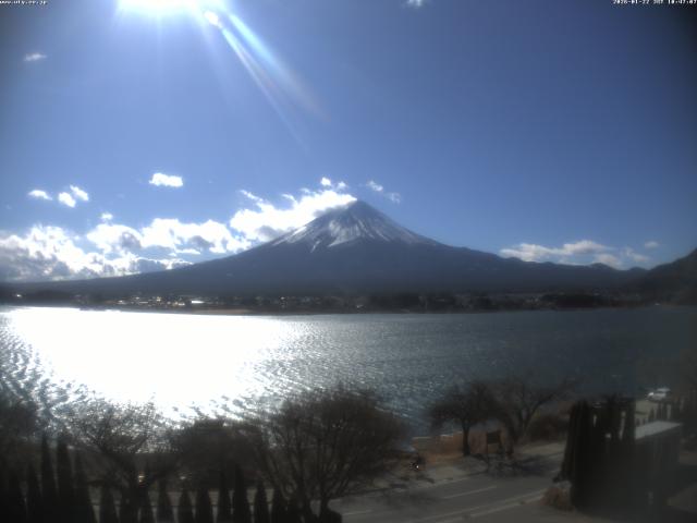 河口湖からの富士山