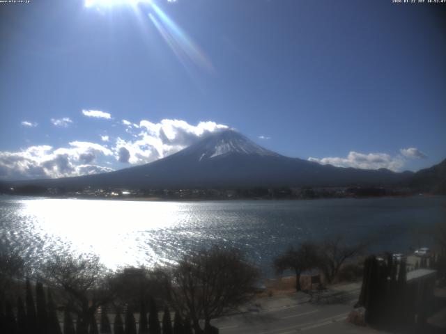 河口湖からの富士山