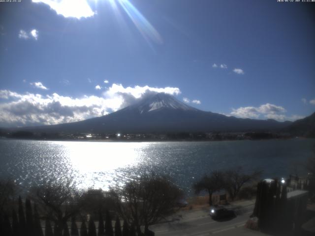 河口湖からの富士山