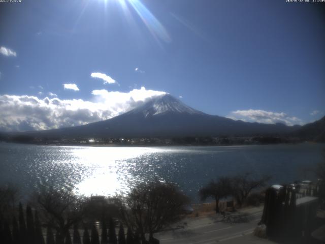 河口湖からの富士山